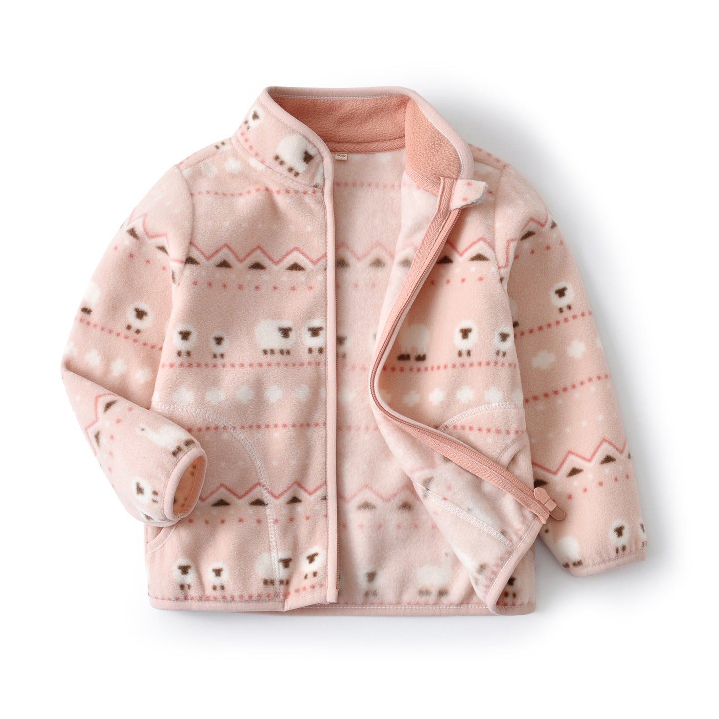 Baby Cartoon Polar Fleece Jacket Thin Long Sleeve