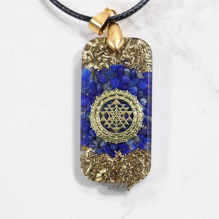 Natural Crystal Gravel Personalized Pendant For Men And Women