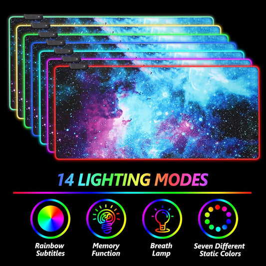 Gaming And Office USB RGB Backlit Mouse Pad