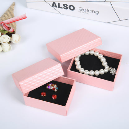 Spot wholesale multicolor ring box jewelry box pendant necklace set box jewelry box earrings small paper box