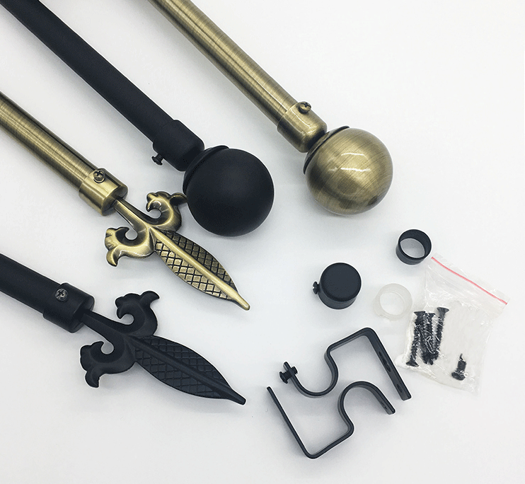 Curtain Rod Roman Single Rod Background Hanging Cloth