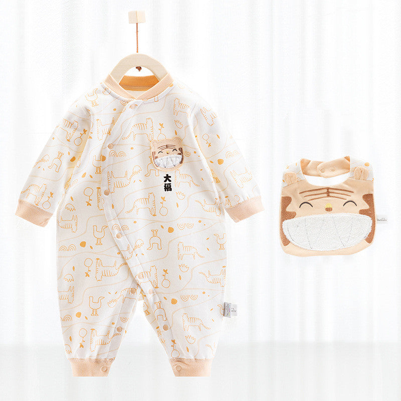Baby's Pure Cotton Thermal Jumpsuit