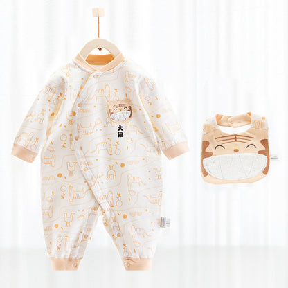Baby's Pure Cotton Thermal Jumpsuit