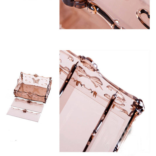 Huadiao Desktop Cosmetic Storage Box Dressing Table