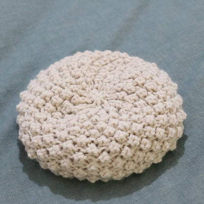 Women's Handmade Preppy Solid Color Knitted Beret