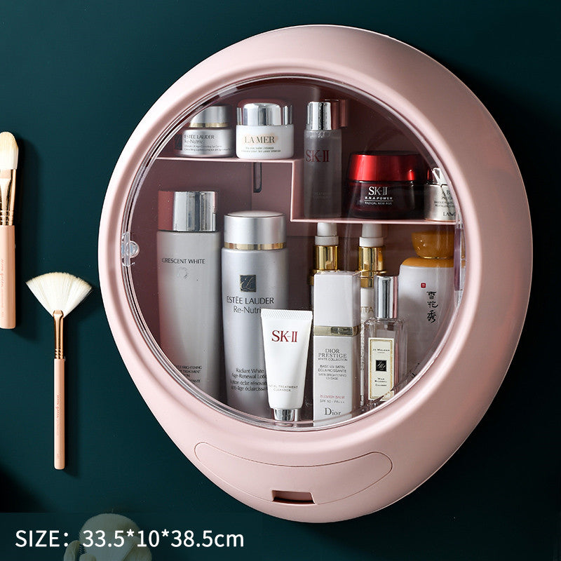 Wall-mounted Plastic Cosmetic Storage Box