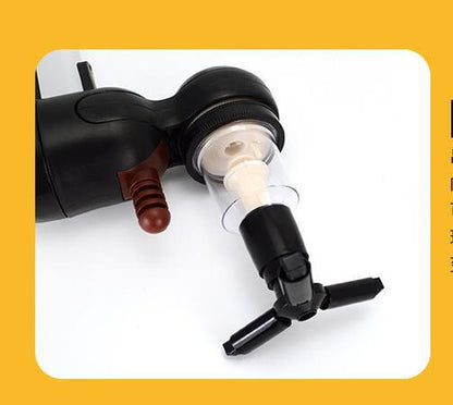 Clip-on single-head wine pourer