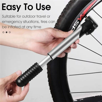 BIKING Portable Mini Bicycle Pum P Cycling Hand Air Pum P Ball Tire Inflator Schrader Presta Valve Road Bike Accessories
