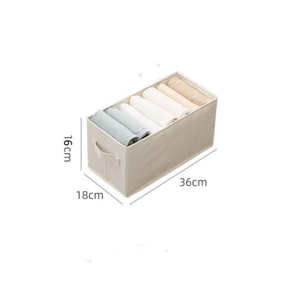 Household Fashion Cotton And Linen Clothes Storage Box