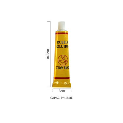 Bicycle and motorcycle tire repair glue