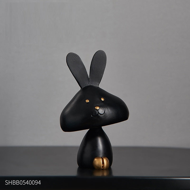 Creative Home Bedroom Rabbit Living Room Wine Cabinet TV Cabinet Decoration