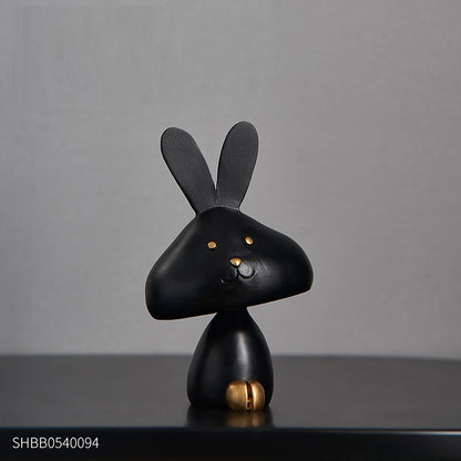 Creative Home Bedroom Rabbit Living Room Wine Cabinet TV Cabinet Decoration