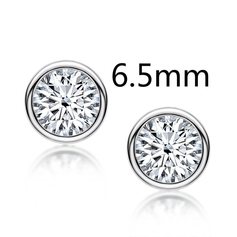 0.5-2 Carat 925 Sterling Silver Personalized Design Earrings