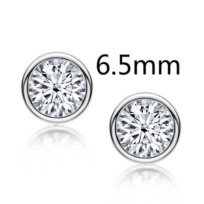 0.5-2 Carat 925 Sterling Silver Personalized Design Earrings
