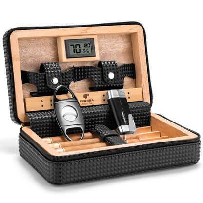 Cigar Box Mellow Cedar Wood Cuban Cigar Smoking Set