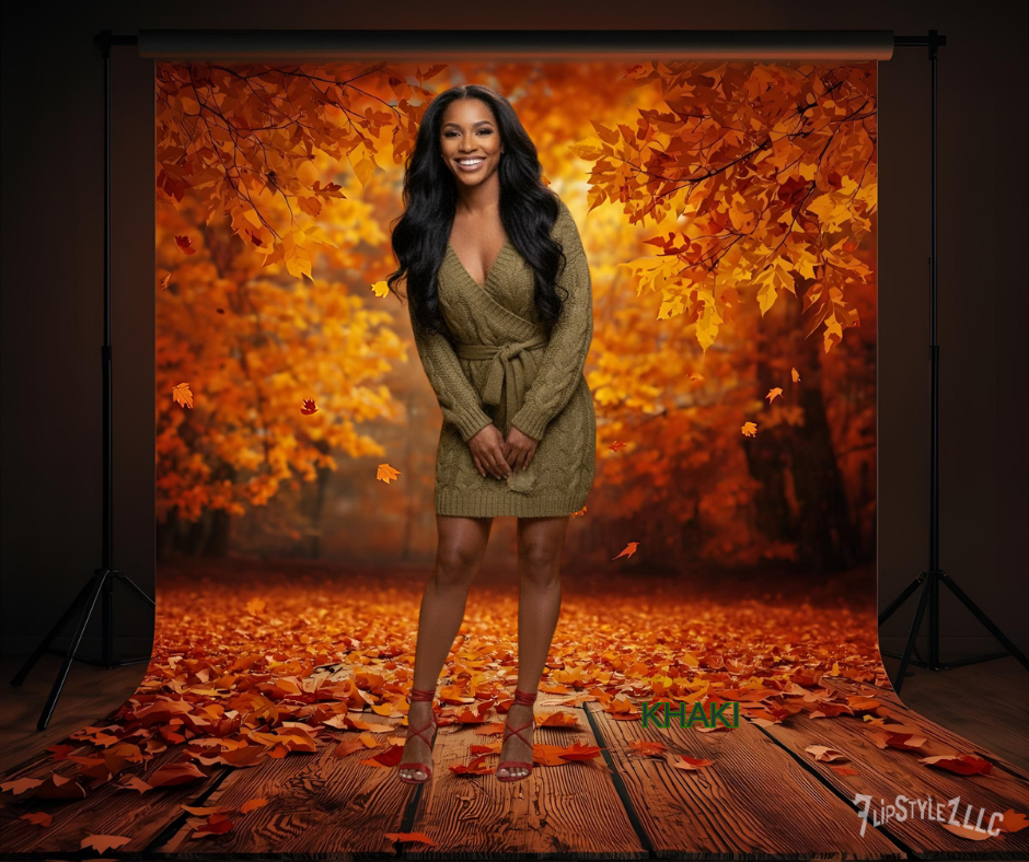 New Red Fall/Autumn Winter Knitted Sweater Dress for women