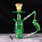 GREEN Arabian Acrylic Hookah With Illuminated Skull LIGHTS