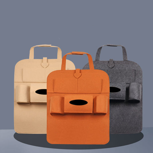 Car Storage Bag Felt Seat Back Long Large
