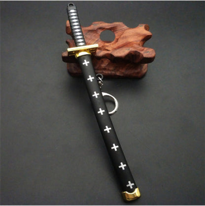 Fashion Sword Model Alloy Keychain Pendant