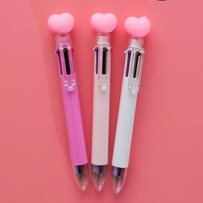 Cartoon Colored Push Action Ballpoint Pen