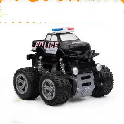 Children's Toy Stunt Off-road Vehicle Four-wheel Drive Inertial Off-road Vehicle Flip Dynamic Stunt Car Anti-drop Pull Back Car