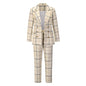 Casual Temperament Double-breasted Suits Plus Size Women
