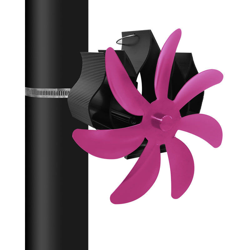 Thermal Power Magnet-free 7-blade Wall Hanging Fireplace Fan