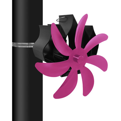 Thermal Power Magnet-free 7-blade Wall Hanging Fireplace Fan