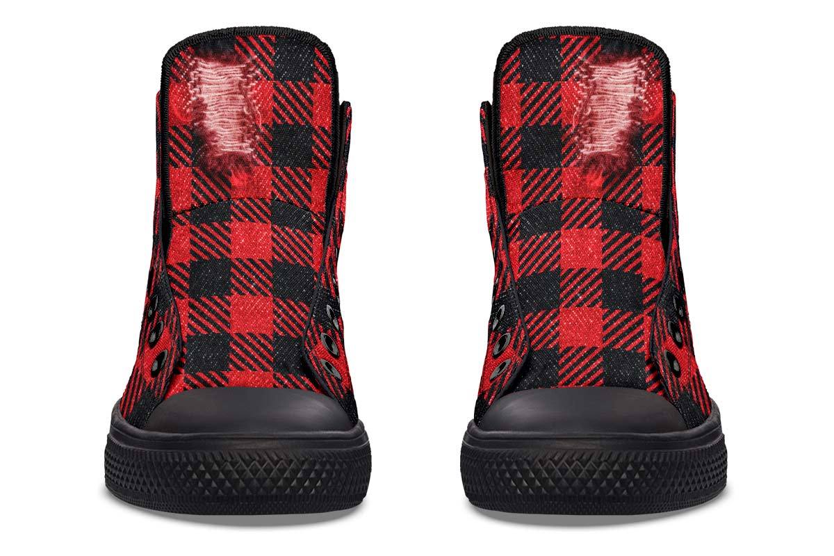 Printed Couple High-top Canvas Shoes