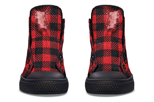 Printed Couple High-top Canvas Shoes