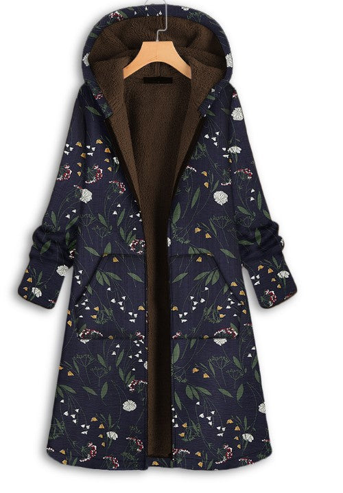 Printed Cotton Clothing Plus Velvet Thickening