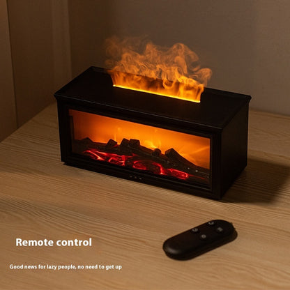 Simulation 3d Fireplace Flame Aroma Diffuser Household Desk