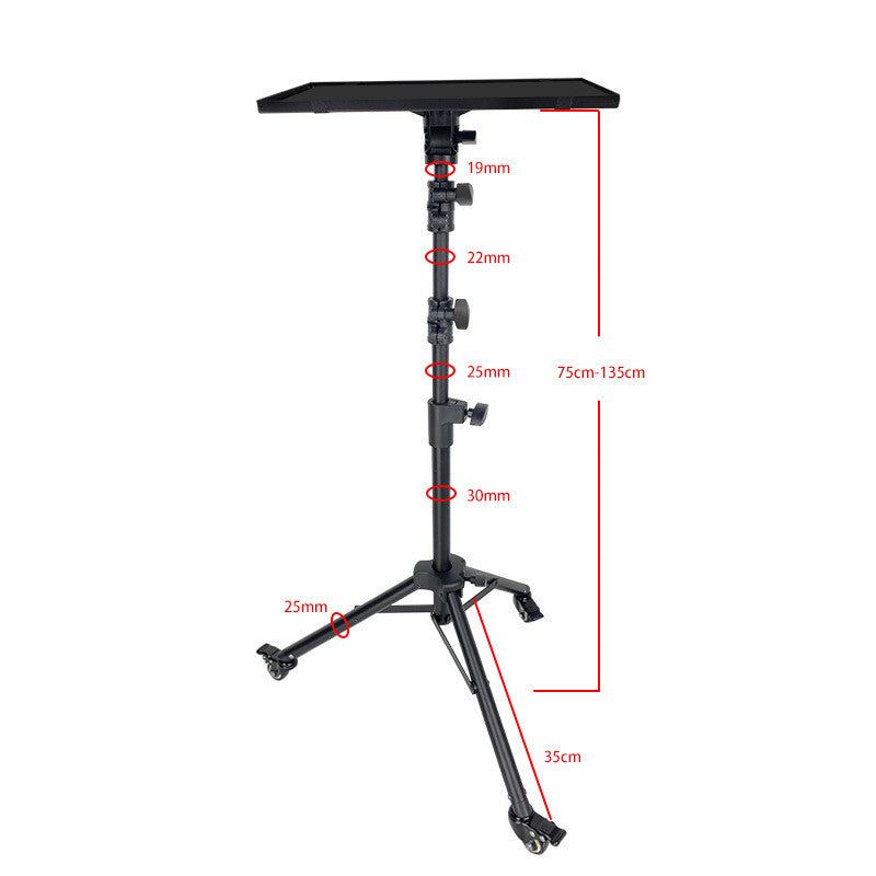 Universal Wheel Sliding Projector Computer Stand
