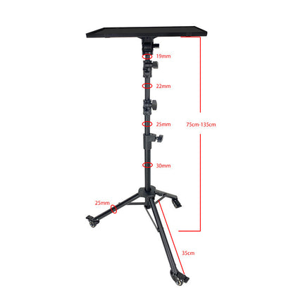 Universal Wheel Sliding Projector Computer Stand