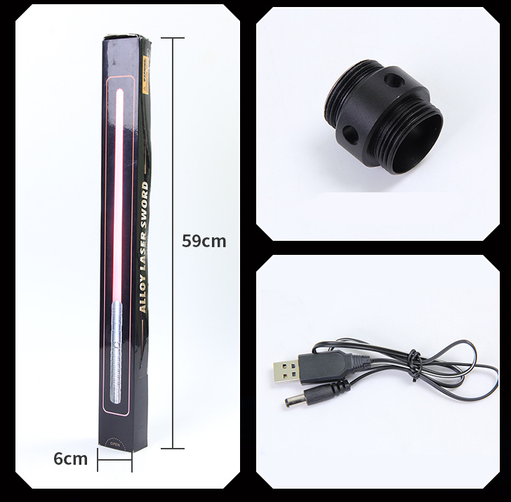 Rechargeable RGB Sound And Light Flash Sword