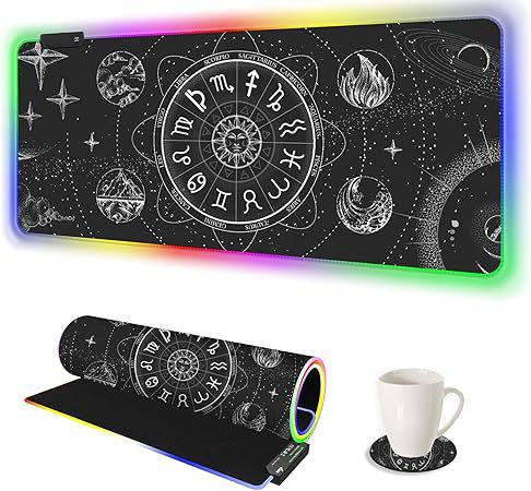 Gaming And Office USB RGB Backlit Mouse Pad