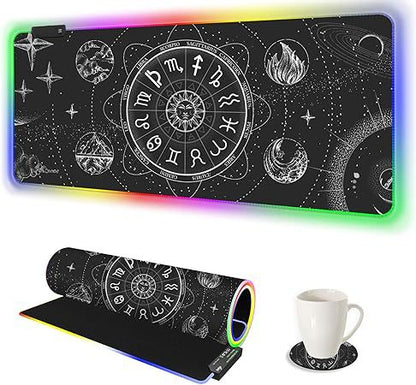 Gaming And Office USB RGB Backlit Mouse Pad
