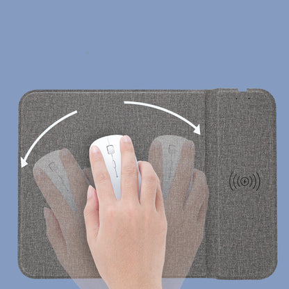 Multi-function 15w Bracket Wireless Rechargeable Mouse Pad
