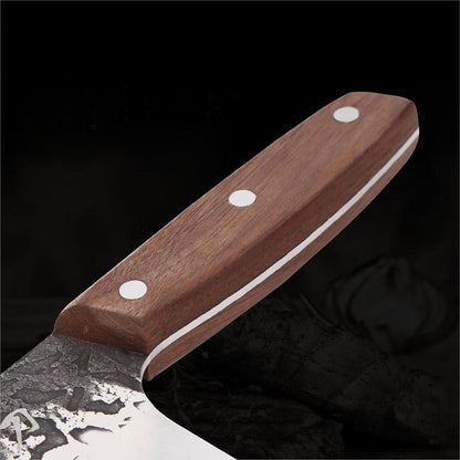 Old Fashioned Carved Chinese Kitchen Knife