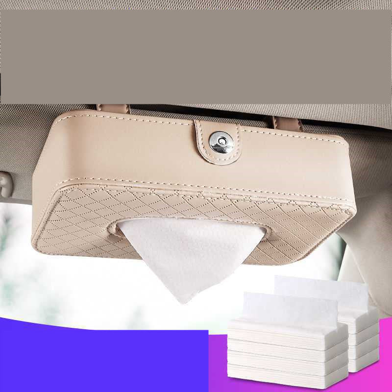 Multifunctional Seat Type Sun Visor Car Interior Tissue Box
