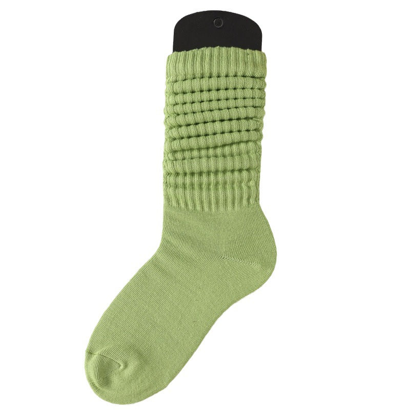 Lazy Bunching Socks European And American Extra Thick Fluffy Loop