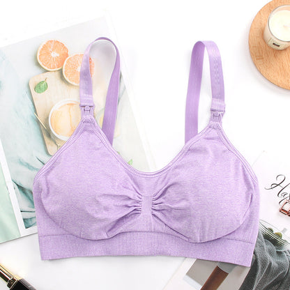 Plus Size Maternity Bra Without Steel Ring Postpartum Mom