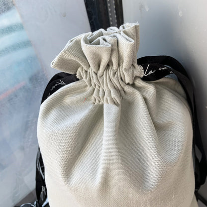 Customized Cotton Drawstring Pocket Gift Storage Bag