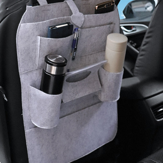 Car Storage Bag Felt Seat Back Long Large