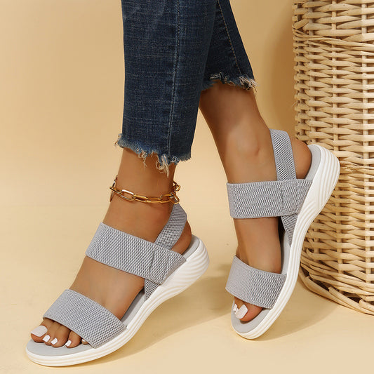Double-strap Sandals Women Platform Beach Shoes - FLIPSTYLEZLLC