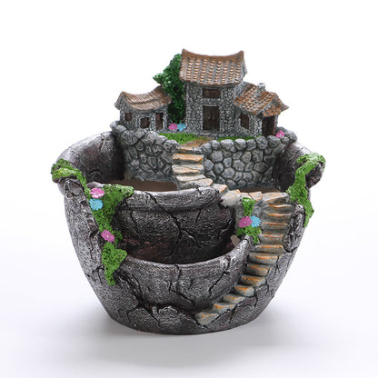 Resin Hanging Garden Succulent Flower Pot