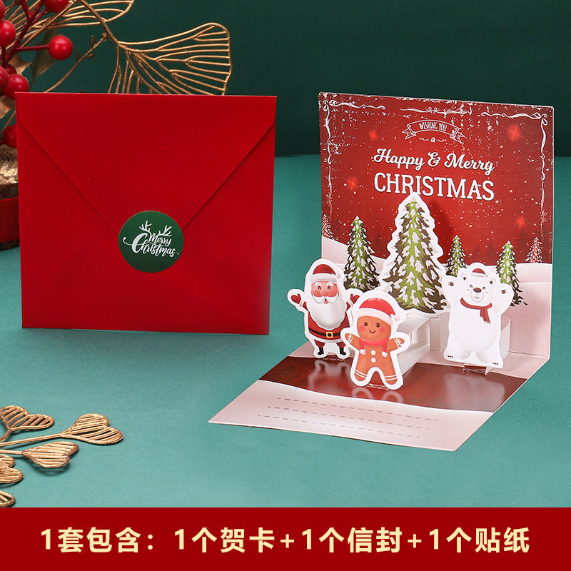 Three-dimensional Blessing Greeting Card