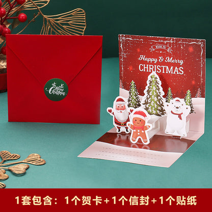 Three-dimensional Blessing Greeting Card