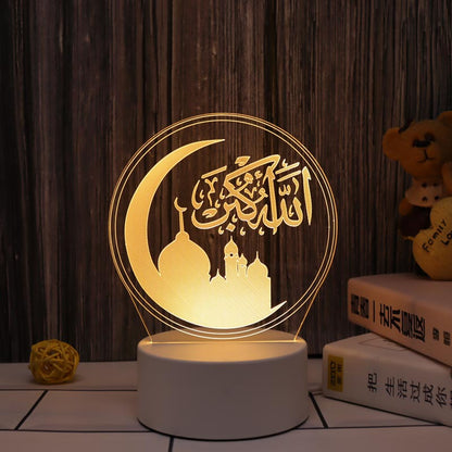 Cartoon Castle 3d Creative Small Table Lamp Atmosphere Decoration