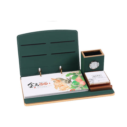 Rabbit Year Calendar Wooden Table